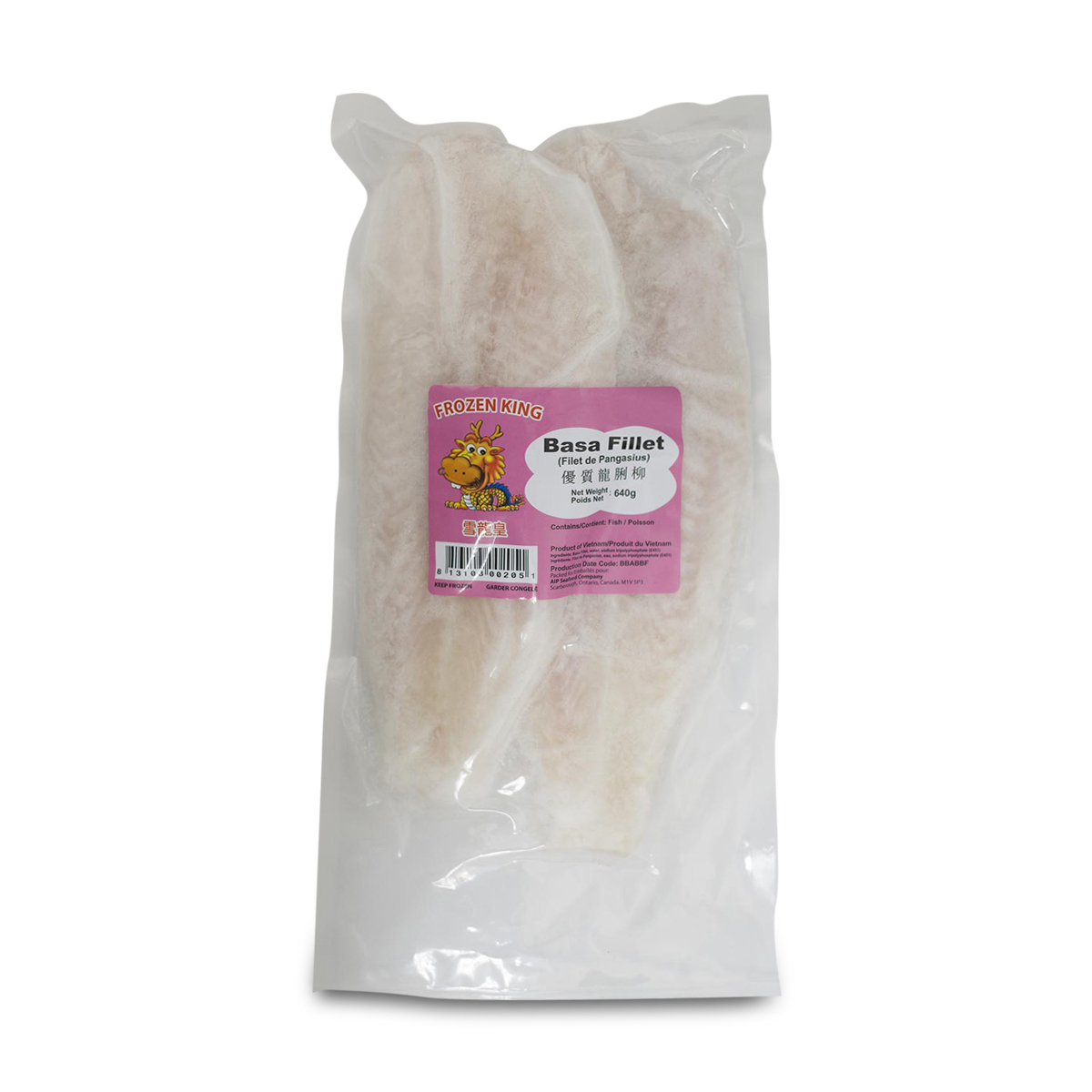 BASA FILLET 16/18 OZ